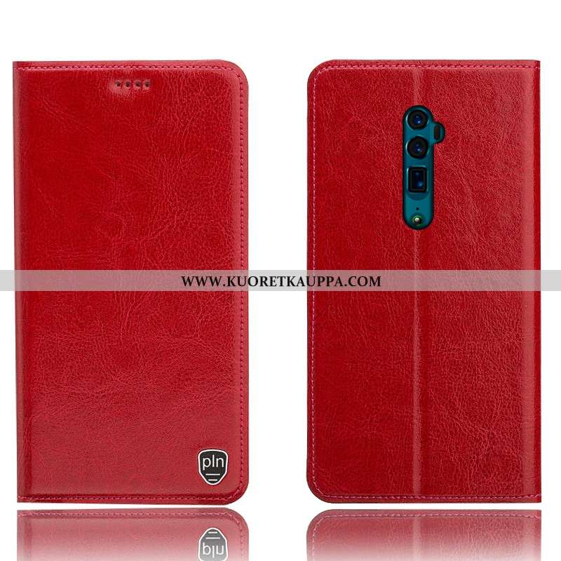 Kuori Oppo Reno 10x Zoom, Kuoret Oppo Reno 10x Zoom, Kotelo Oppo Reno 10x Zoom Aito Nahka Kukkakuvio