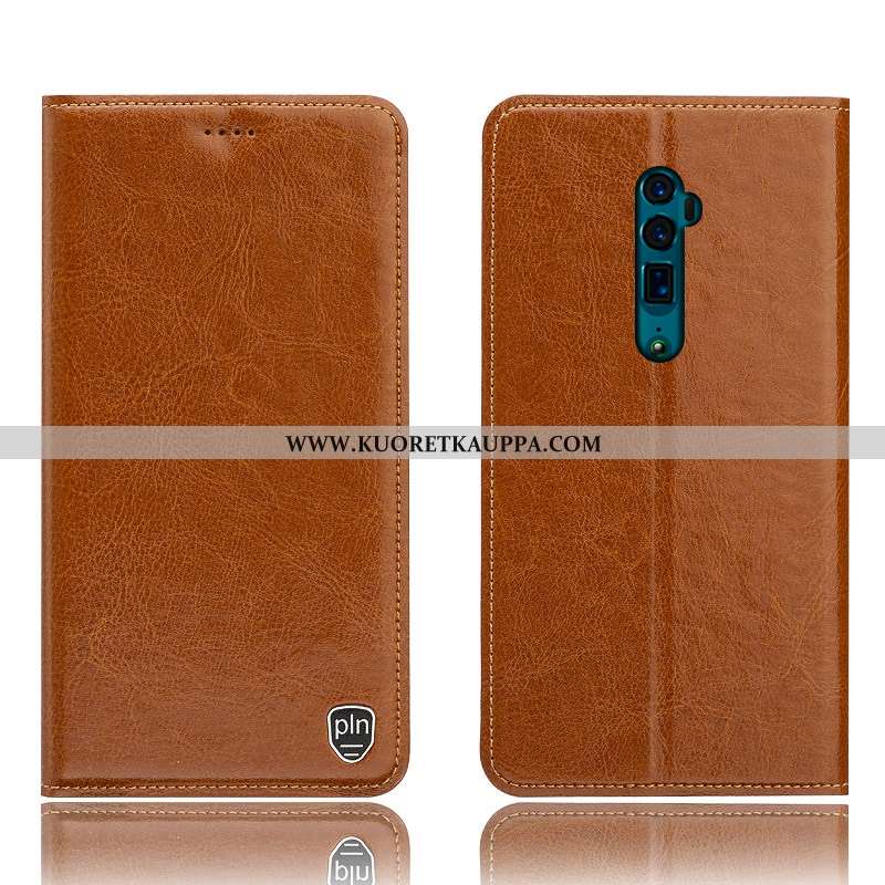 Kuori Oppo Reno 10x Zoom, Kuoret Oppo Reno 10x Zoom, Kotelo Oppo Reno 10x Zoom Aito Nahka Kukkakuvio