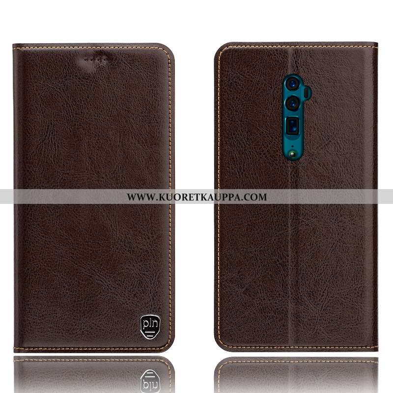 Kuori Oppo Reno 10x Zoom, Kuoret Oppo Reno 10x Zoom, Kotelo Oppo Reno 10x Zoom Aito Nahka Kukkakuvio