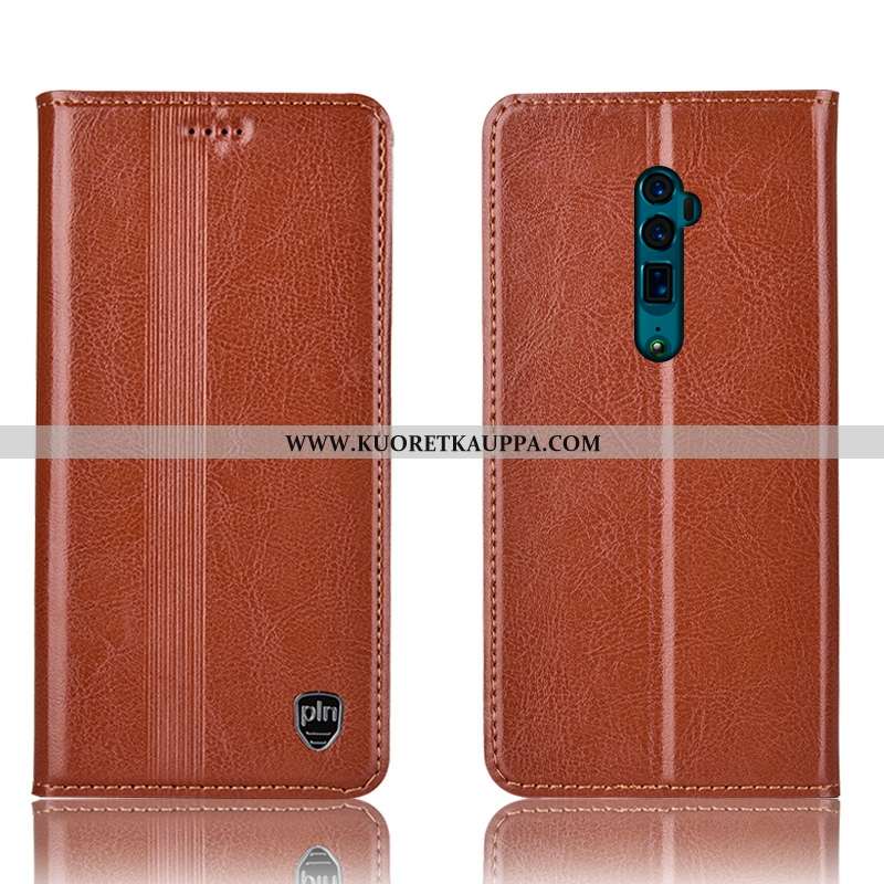 Kuori Oppo Reno 10x Zoom, Kuoret Oppo Reno 10x Zoom, Kotelo Oppo Reno 10x Zoom Aito Nahka Suojaus Al