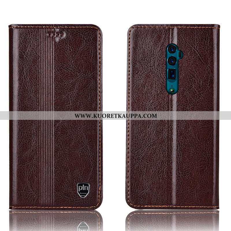 Kuori Oppo Reno 10x Zoom, Kuoret Oppo Reno 10x Zoom, Kotelo Oppo Reno 10x Zoom Aito Nahka Suojaus Al