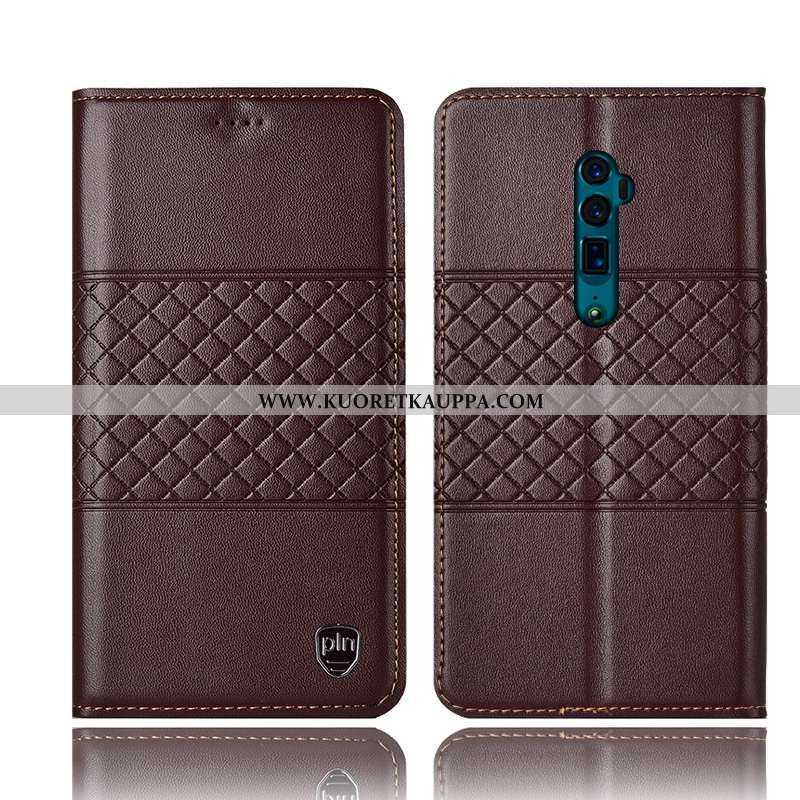 Kuori Oppo Reno 10x Zoom, Kuoret Oppo Reno 10x Zoom, Kotelo Oppo Reno 10x Zoom Aito Nahka Suojaus Al