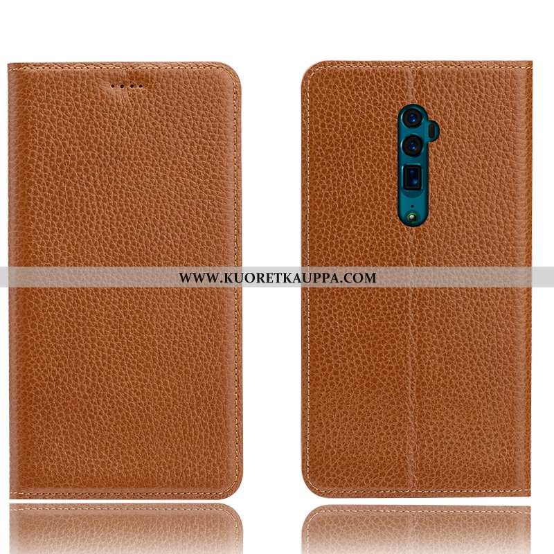 Kuori Oppo Reno 10x Zoom, Kuoret Oppo Reno 10x Zoom, Kotelo Oppo Reno 10x Zoom Aito Nahka Suojaus Pu