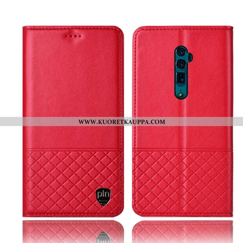 Kuori Oppo Reno 10x Zoom, Kuoret Oppo Reno 10x Zoom, Kotelo Oppo Reno 10x Zoom Suojaus Aito Nahka Mu