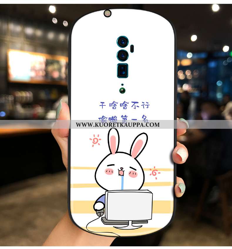 Kuori Oppo Reno 10x Zoom, Kuoret Oppo Reno 10x Zoom, Kotelo Oppo Reno 10x Zoom Suuntaus Lasi Valkoin