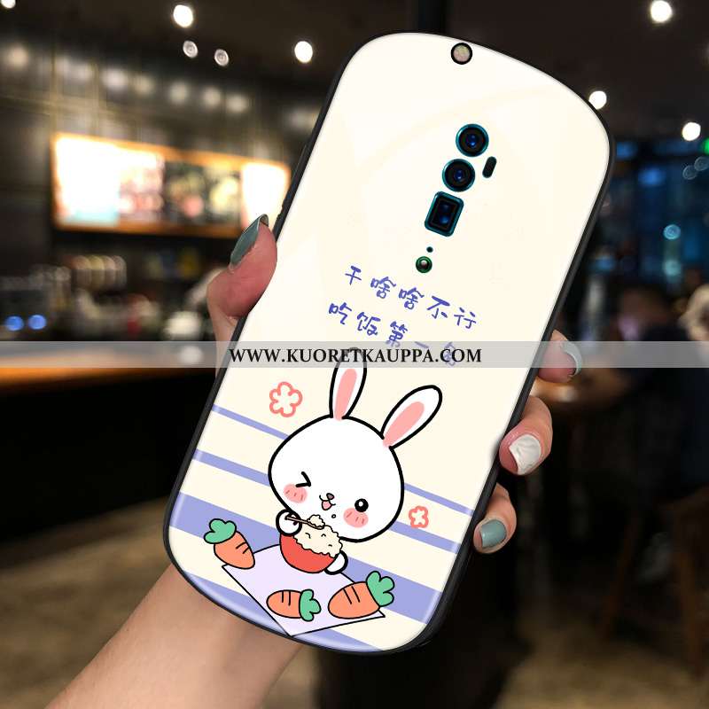 Kuori Oppo Reno 10x Zoom, Kuoret Oppo Reno 10x Zoom, Kotelo Oppo Reno 10x Zoom Suuntaus Lasi Valkoin