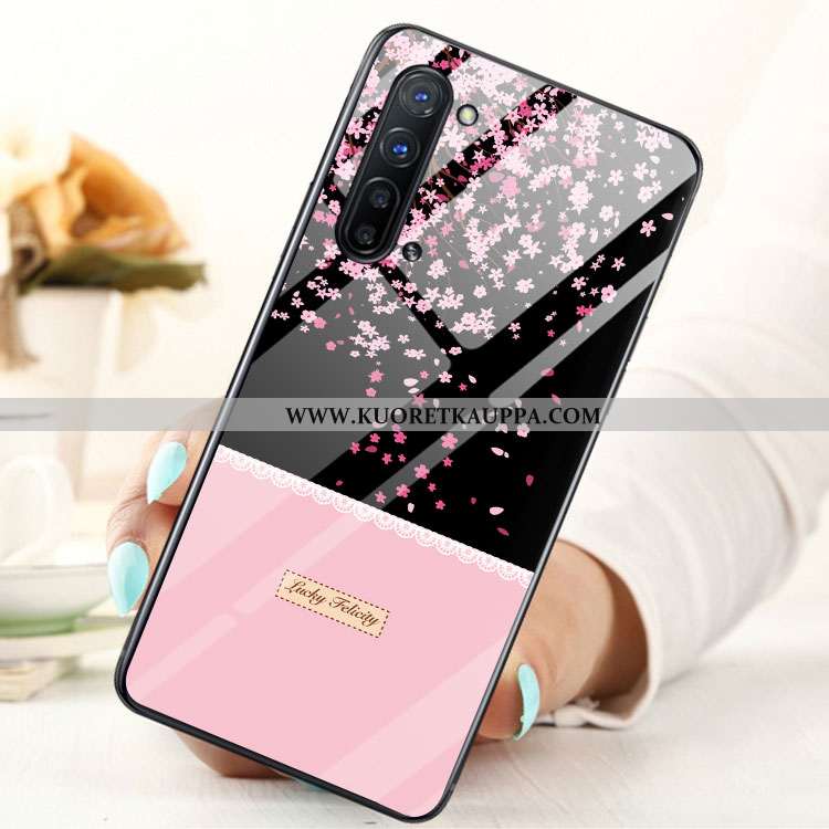 Kuori Oppo Reno 3, Kuoret Oppo Reno 3, Kotelo Oppo Reno 3 Lasi Sininen Puhelimen