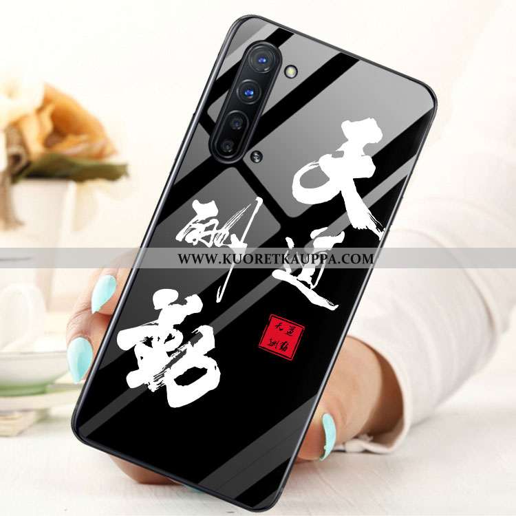 Kuori Oppo Reno 3, Kuoret Oppo Reno 3, Kotelo Oppo Reno 3 Lasi Sininen Puhelimen