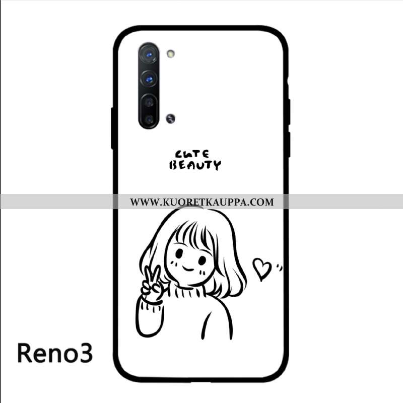 Kuori Oppo Reno 3, Kuoret Oppo Reno 3, Kotelo Oppo Reno 3 Luova Suojaus Net Red Yksinkertainen Rakas