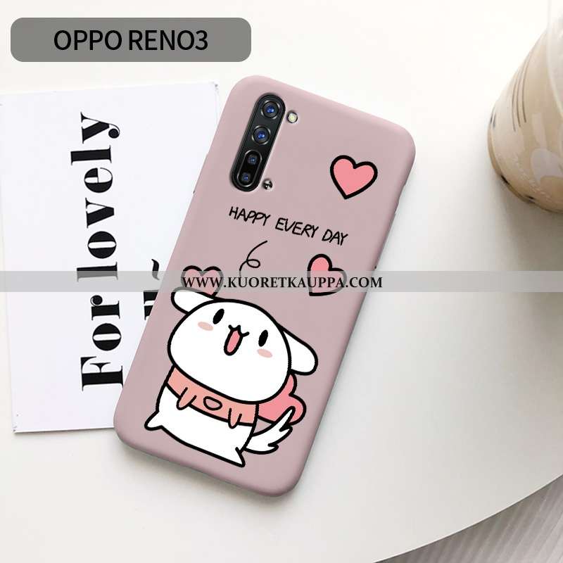 Kuori Oppo Reno 3, Kuoret Oppo Reno 3, Kotelo Oppo Reno 3 Persoonallisuus Luova Pesty Suede Net Red 