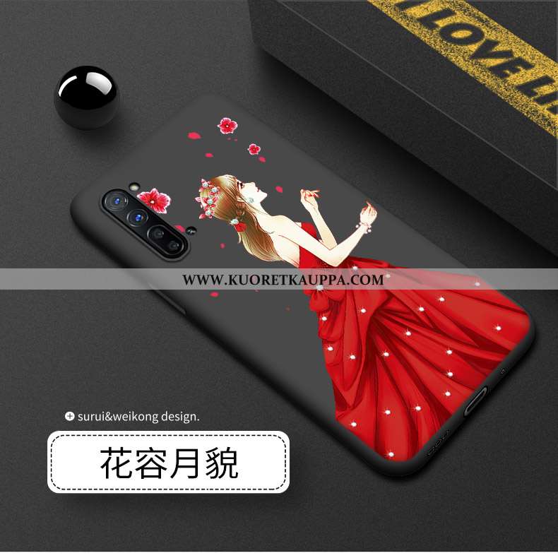 Kuori Oppo Reno 3, Kuoret Oppo Reno 3, Kotelo Oppo Reno 3 Pesty Suede Silikoni Puhelimen Ylellisyys 