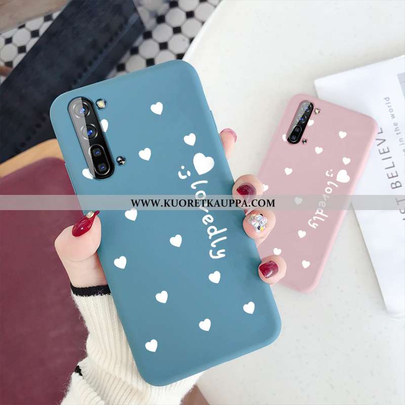 Kuori Oppo Reno 3, Kuoret Oppo Reno 3, Kotelo Oppo Reno 3 Silikoni Suojaus Net Red Yksinkertainen Si