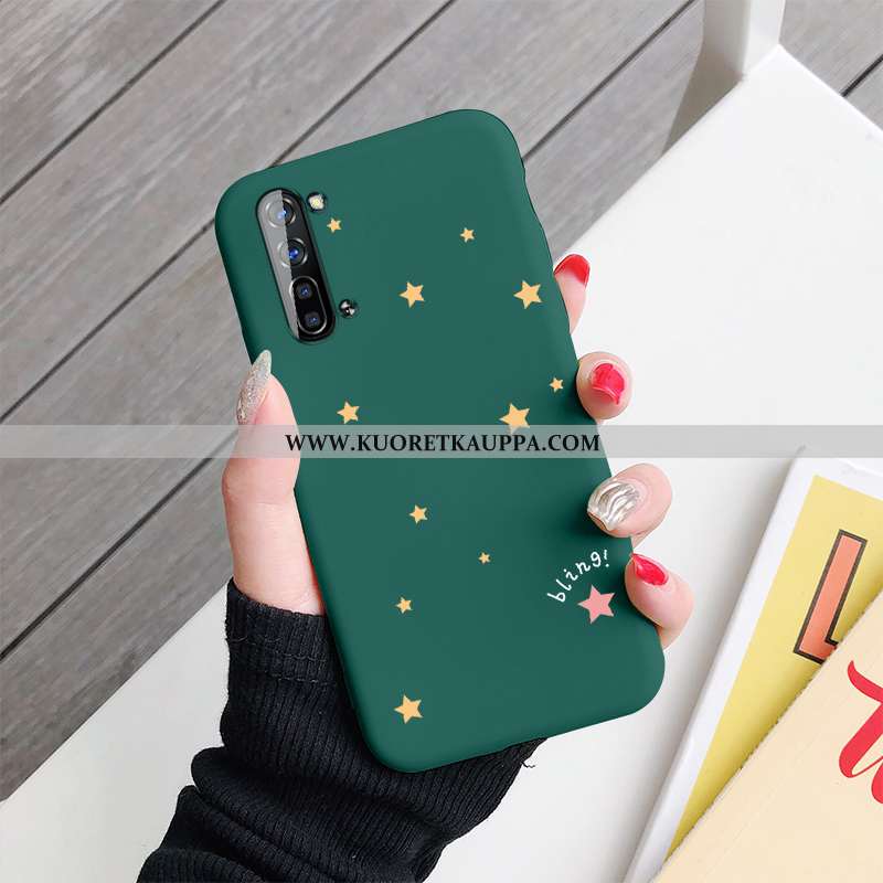Kuori Oppo Reno 3, Kuoret Oppo Reno 3, Kotelo Oppo Reno 3 Silikoni Suojaus Net Red Yksinkertainen Si