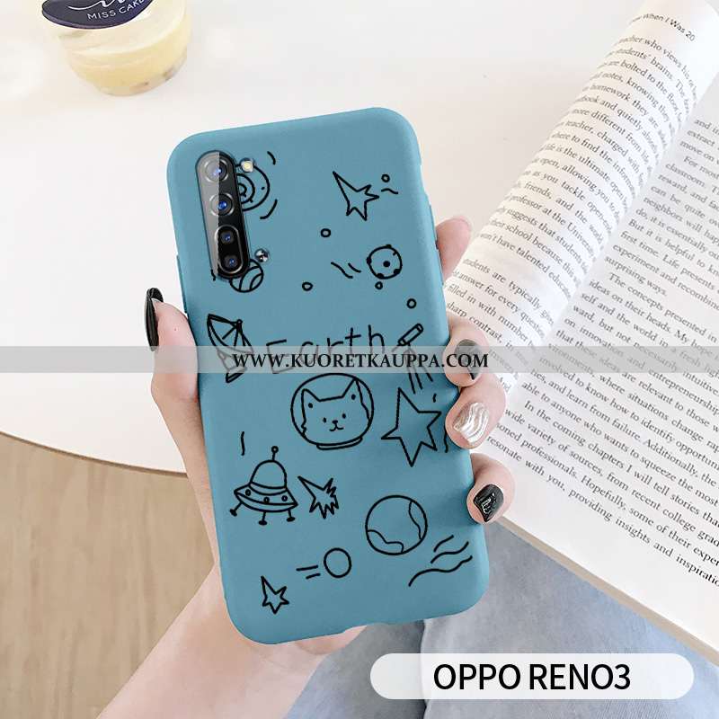 Kuori Oppo Reno 3, Kuoret Oppo Reno 3, Kotelo Oppo Reno 3 Silikoni Suojaus Tähti Luova Murtumaton Vi