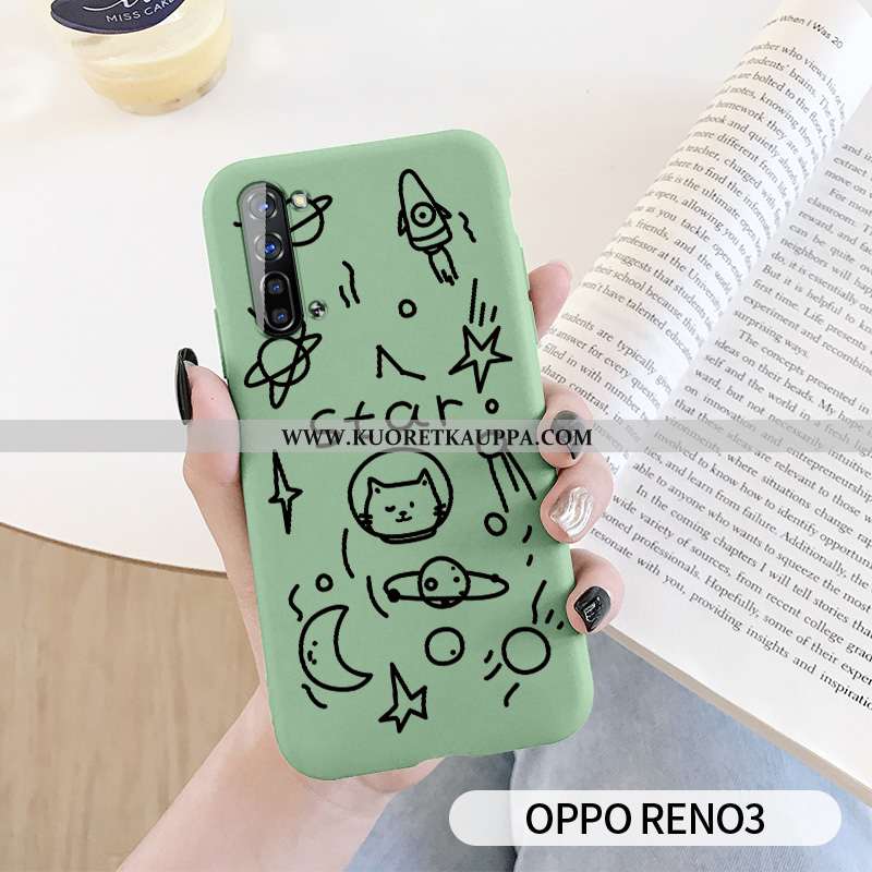 Kuori Oppo Reno 3, Kuoret Oppo Reno 3, Kotelo Oppo Reno 3 Silikoni Suojaus Tähti Luova Murtumaton Vi