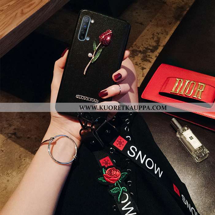 Kuori Oppo Reno 3, Kuoret Oppo Reno 3, Kotelo Oppo Reno 3 Suojaus Ripustettavat Koristeet Musta Puhe