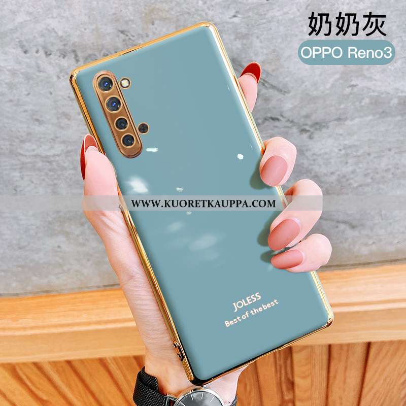 Kuori Oppo Reno 3, Kuoret Oppo Reno 3, Kotelo Oppo Reno 3 Suuntaus Pehmeä Neste Harmaa Puhelimen Net