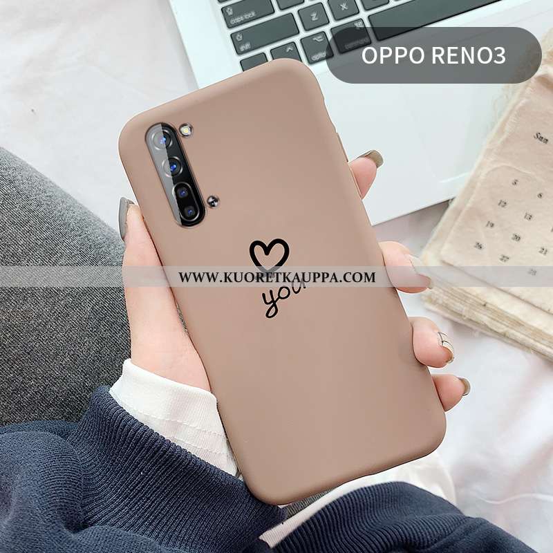 Kuori Oppo Reno 3, Kuoret Oppo Reno 3, Kotelo Oppo Reno 3 Suuntaus Pehmeä Neste Harmaa Uusi Persoona