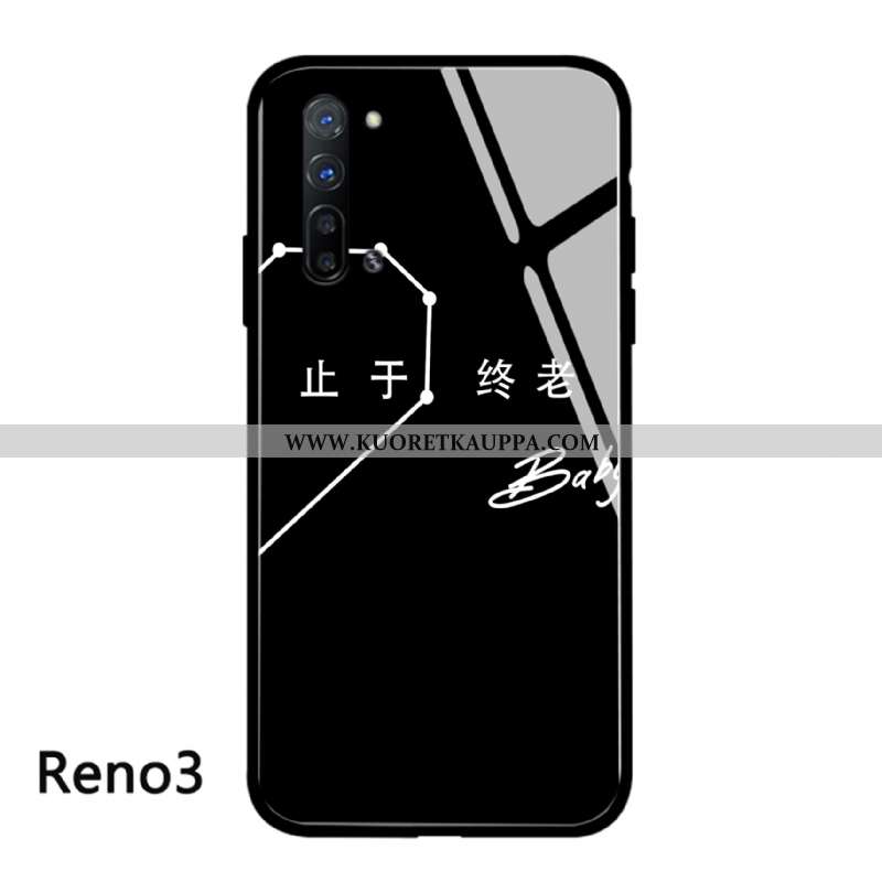 Kuori Oppo Reno 3, Kuoret Oppo Reno 3, Kotelo Oppo Reno 3 Suuntaus Suojaus Rakastunut Lasi Yksinkert