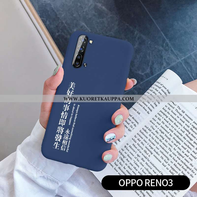 Kuori Oppo Reno 3, Kuoret Oppo Reno 3, Kotelo Oppo Reno 3 Valo Silikoni Rakastunut Net Red Punainen