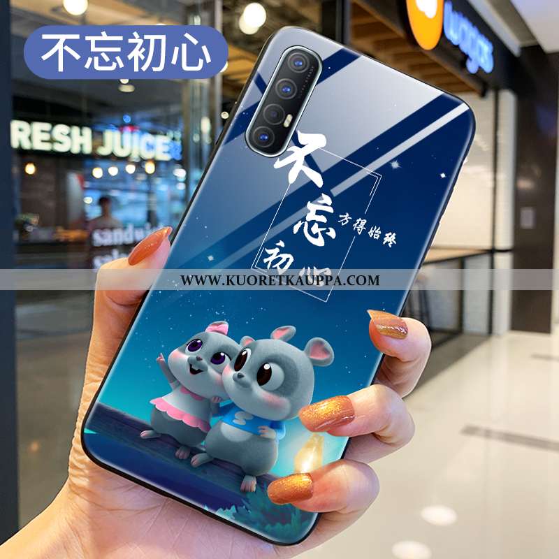 Kuori Oppo Reno 3 Pro, Kuoret Oppo Reno 3 Pro, Kotelo Oppo Reno 3 Pro Lasi Suojaus Rotta Sininen Mur