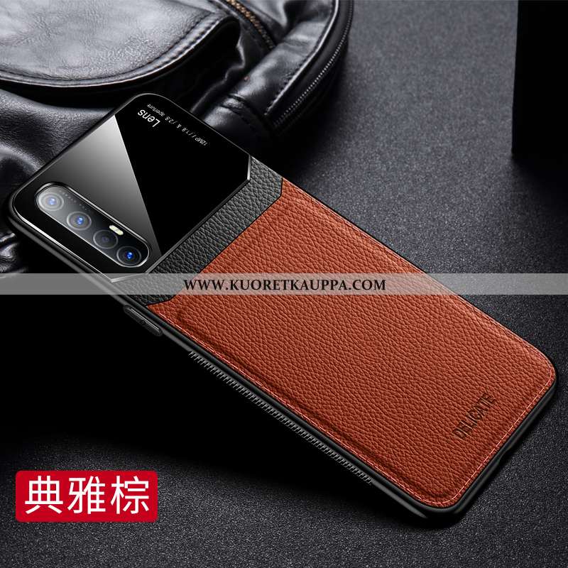 Kuori Oppo Reno 3 Pro, Kuoret Oppo Reno 3 Pro, Kotelo Oppo Reno 3 Pro Nahkakuori Nahka Tuuli All Inc