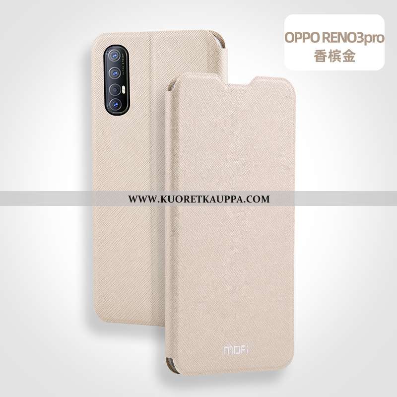Kuori Oppo Reno 3 Pro, Kuoret Oppo Reno 3 Pro, Kotelo Oppo Reno 3 Pro Nahkakuori Silikoni Puhelimen 