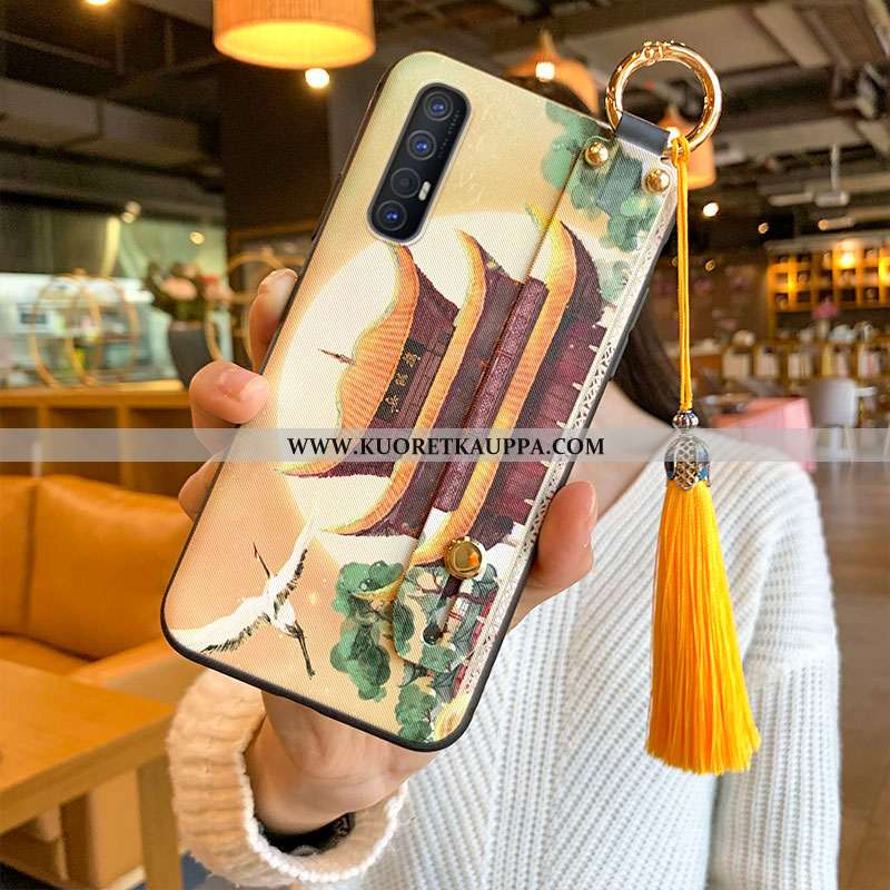 Kuori Oppo Reno 3 Pro, Kuoret Oppo Reno 3 Pro, Kotelo Oppo Reno 3 Pro Pehmeä Neste Tuuli Fringed Pun