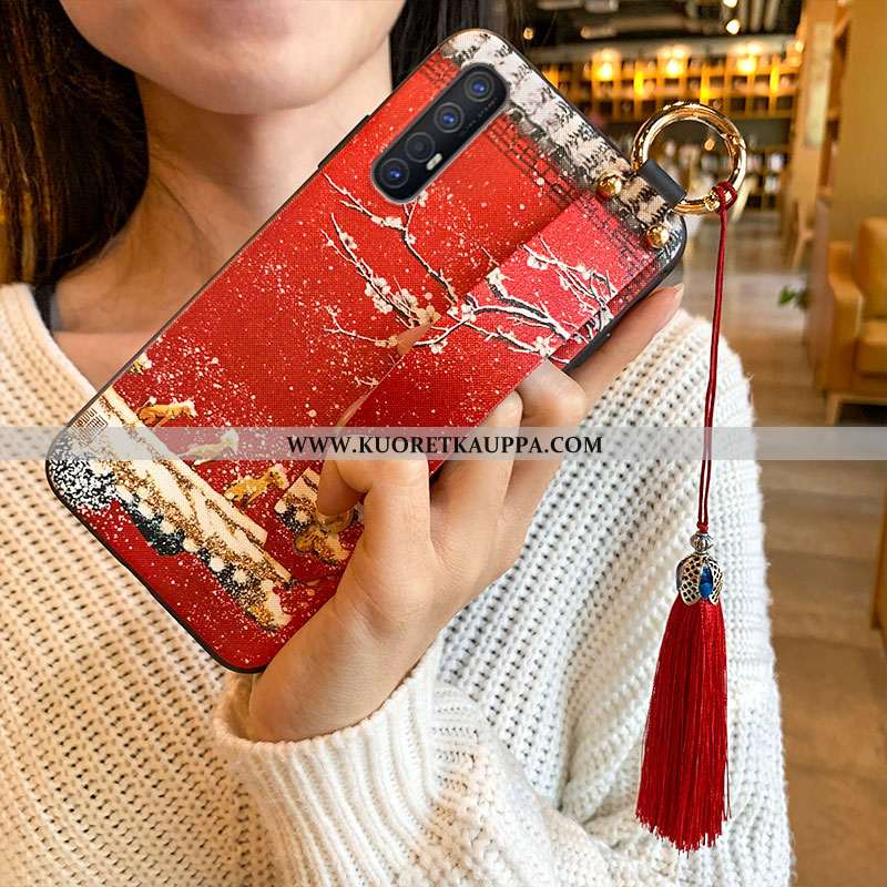 Kuori Oppo Reno 3 Pro, Kuoret Oppo Reno 3 Pro, Kotelo Oppo Reno 3 Pro Pehmeä Neste Tuuli Fringed Pun