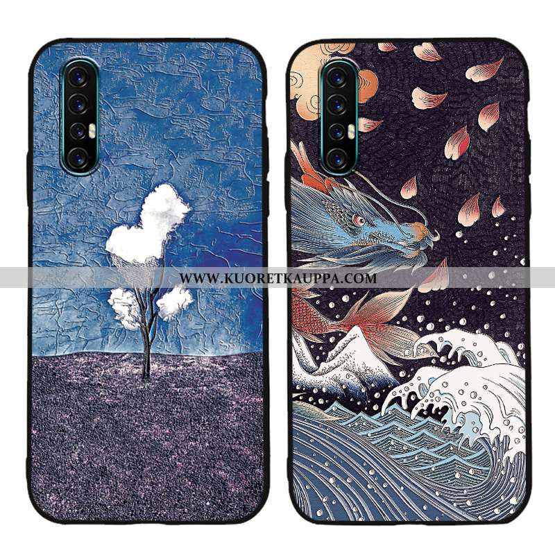 Kuori Oppo Reno 3 Pro, Kuoret Oppo Reno 3 Pro, Kotelo Oppo Reno 3 Pro Pesty Suede Persoonallisuus Si