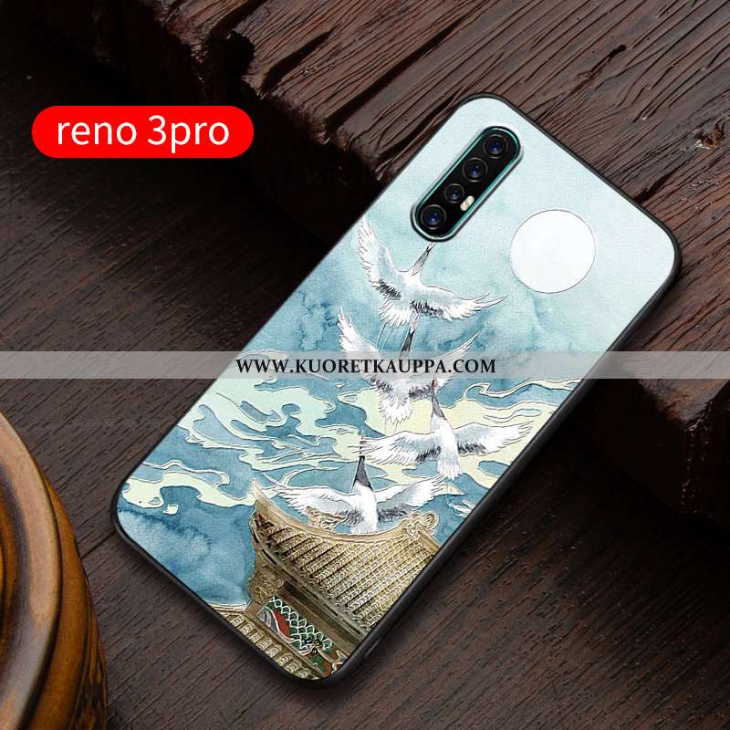 Kuori Oppo Reno 3 Pro, Kuoret Oppo Reno 3 Pro, Kotelo Oppo Reno 3 Pro Pesty Suede Persoonallisuus Si
