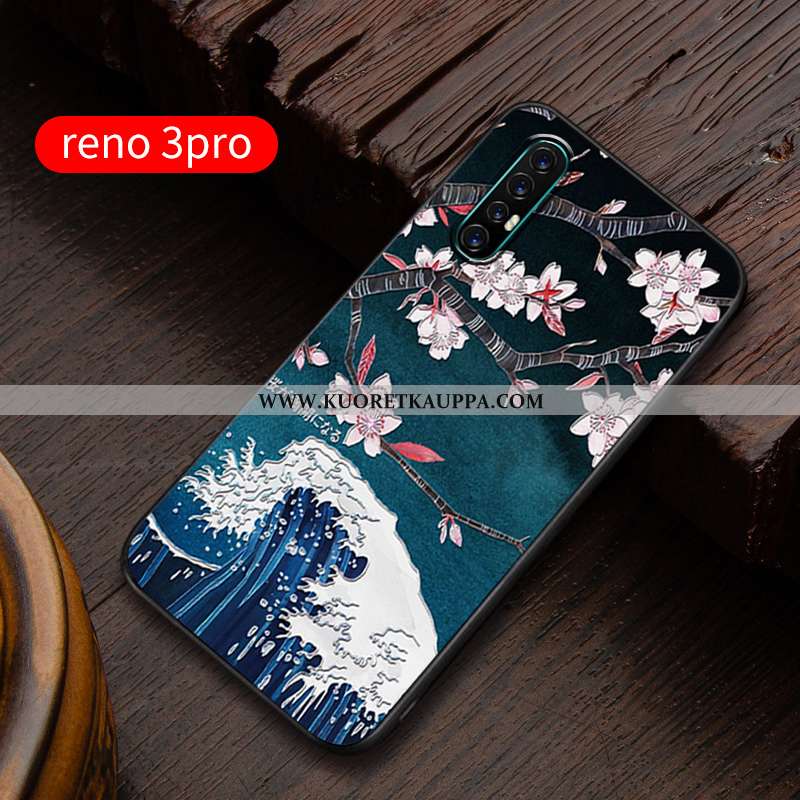 Kuori Oppo Reno 3 Pro, Kuoret Oppo Reno 3 Pro, Kotelo Oppo Reno 3 Pro Pesty Suede Persoonallisuus Si