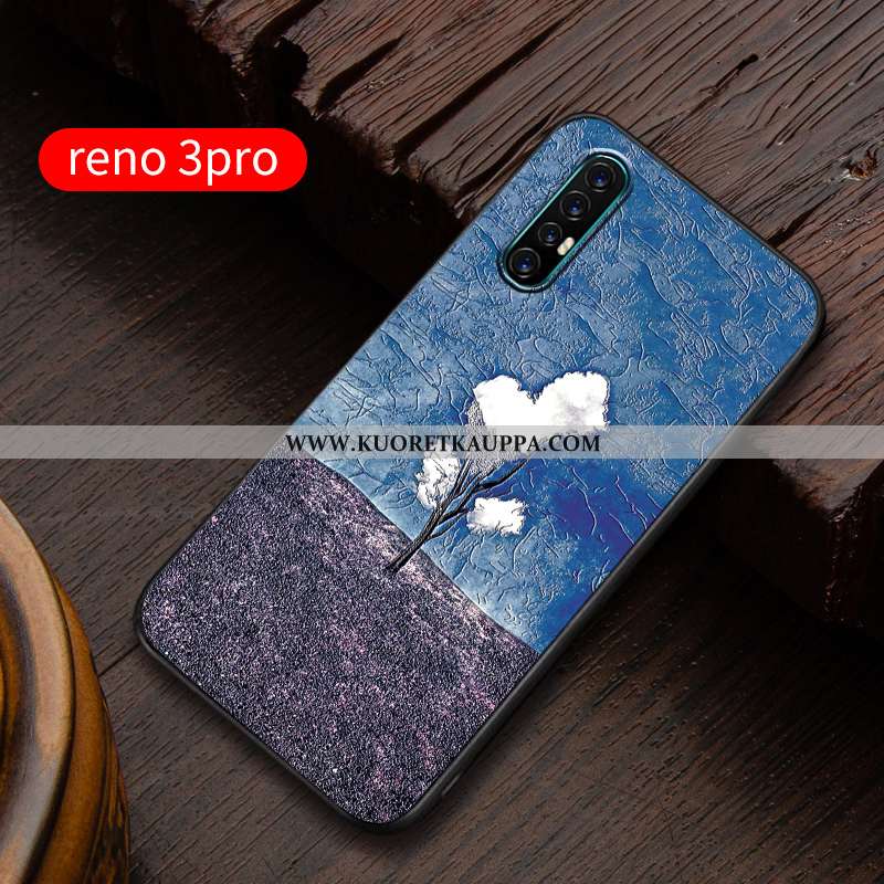 Kuori Oppo Reno 3 Pro, Kuoret Oppo Reno 3 Pro, Kotelo Oppo Reno 3 Pro Pesty Suede Persoonallisuus Si