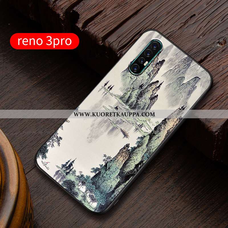 Kuori Oppo Reno 3 Pro, Kuoret Oppo Reno 3 Pro, Kotelo Oppo Reno 3 Pro Pesty Suede Persoonallisuus Si