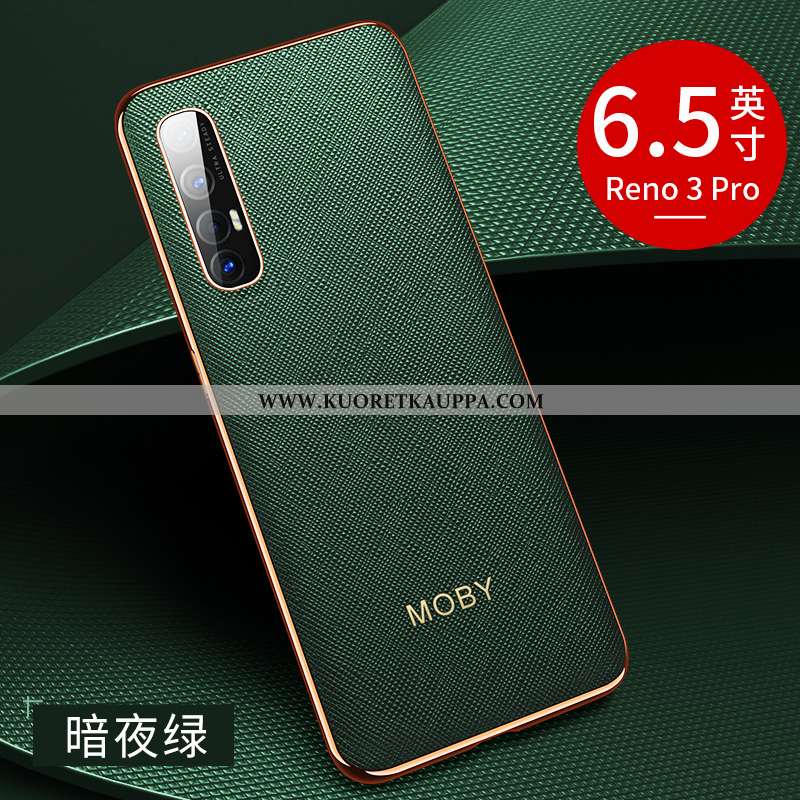 Kuori Oppo Reno 3 Pro, Kuoret Oppo Reno 3 Pro, Kotelo Oppo Reno 3 Pro Suojaus Aito Nahka Net Red Lii