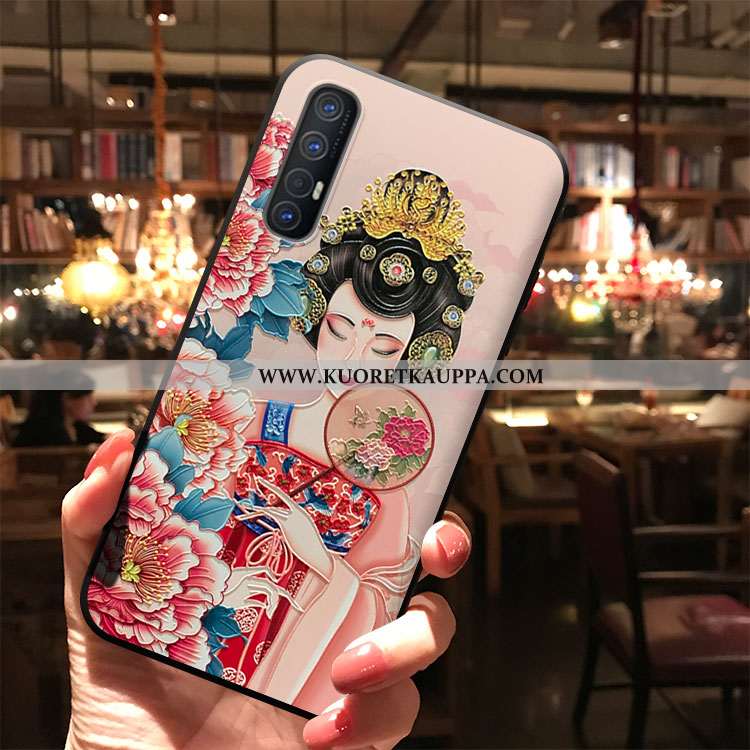 Kuori Oppo Reno 3 Pro, Kuoret Oppo Reno 3 Pro, Kotelo Oppo Reno 3 Pro Suojaus Fringed Puhelimen Pink