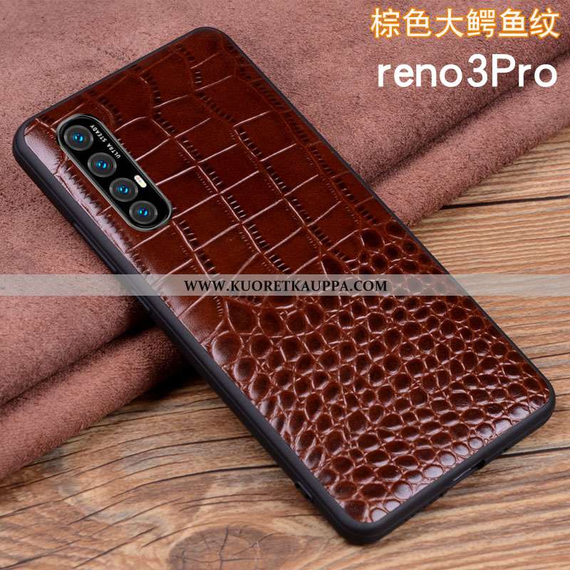 Kuori Oppo Reno 3 Pro, Kuoret Oppo Reno 3 Pro, Kotelo Oppo Reno 3 Pro Suojaus Nahkakuori Liiketoimin