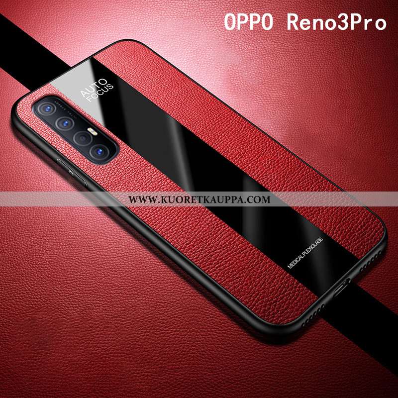Kuori Oppo Reno 3 Pro, Kuoret Oppo Reno 3 Pro, Kotelo Oppo Reno 3 Pro Suojaus Punainen All Inclusive