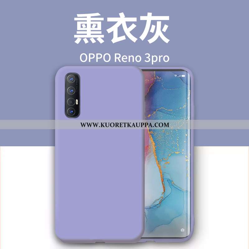 Kuori Oppo Reno 3 Pro, Kuoret Oppo Reno 3 Pro, Kotelo Oppo Reno 3 Pro Ultra Valo Oranssi Murtumaton