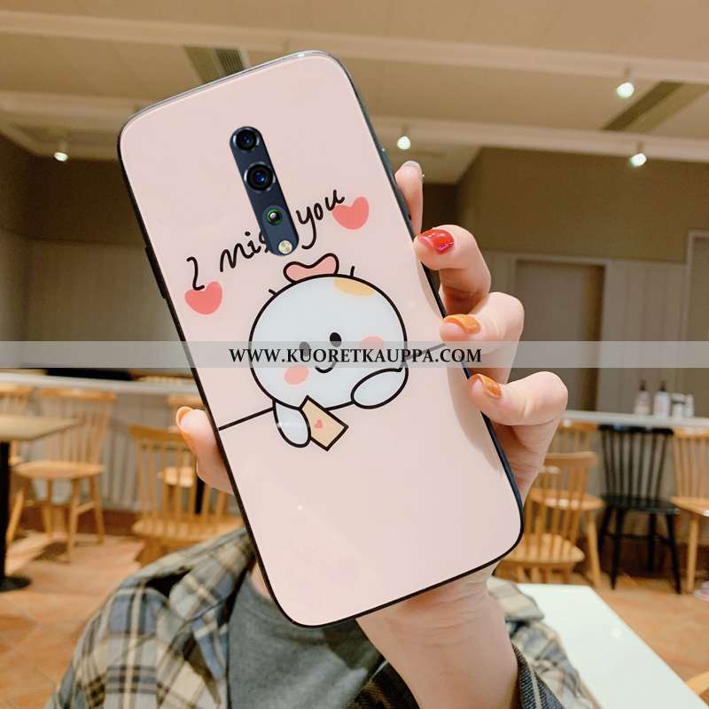 Kuori Oppo Reno Z, Kuoret Oppo Reno Z, Kotelo Oppo Reno Z Lasi Luova Uusi Pinkki