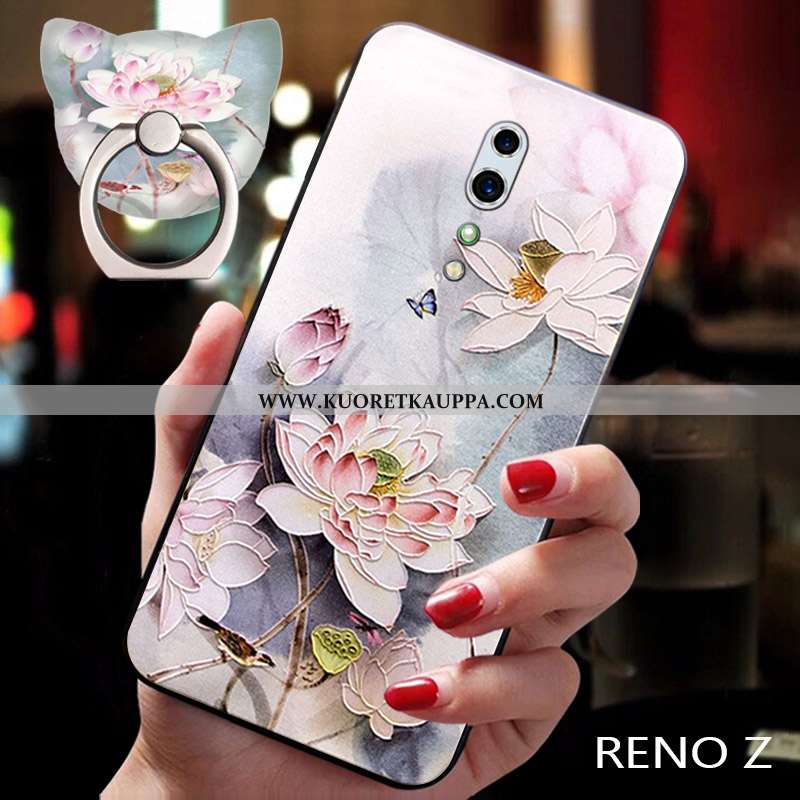 Kuori Oppo Reno Z, Kuoret Oppo Reno Z, Kotelo Oppo Reno Z Pehmeä Neste Silikoni Sininen Suuntaus