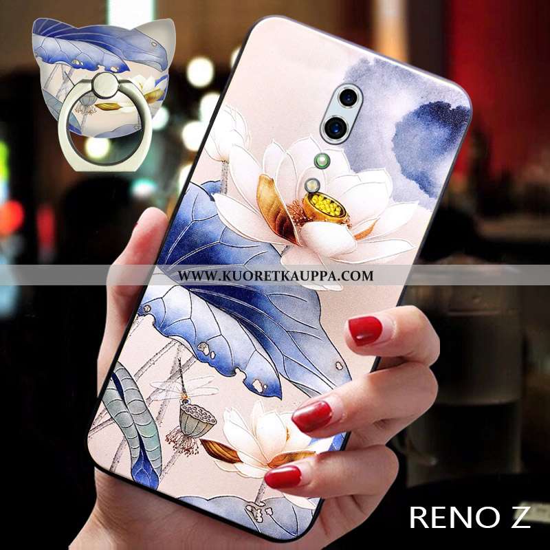Kuori Oppo Reno Z, Kuoret Oppo Reno Z, Kotelo Oppo Reno Z Pehmeä Neste Silikoni Sininen Suuntaus