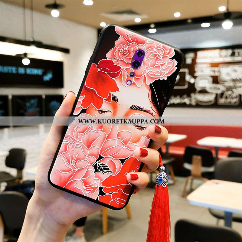 Kuori Oppo Reno Z, Kuoret Oppo Reno Z, Kotelo Oppo Reno Z Pehmeä Neste Silikoni Suuntaus Suojaus Pun