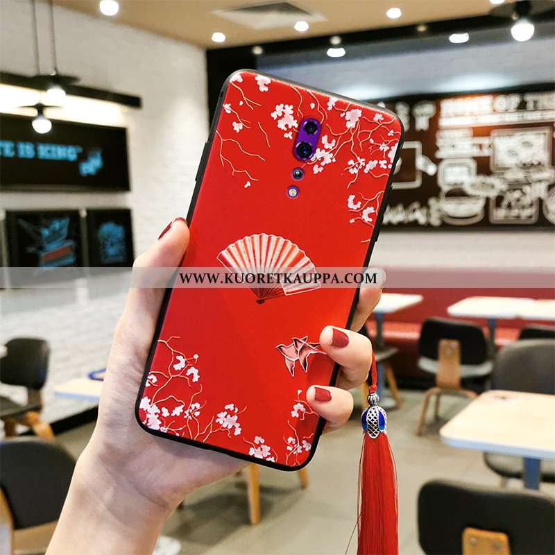 Kuori Oppo Reno Z, Kuoret Oppo Reno Z, Kotelo Oppo Reno Z Pehmeä Neste Silikoni Suuntaus Suojaus Pun