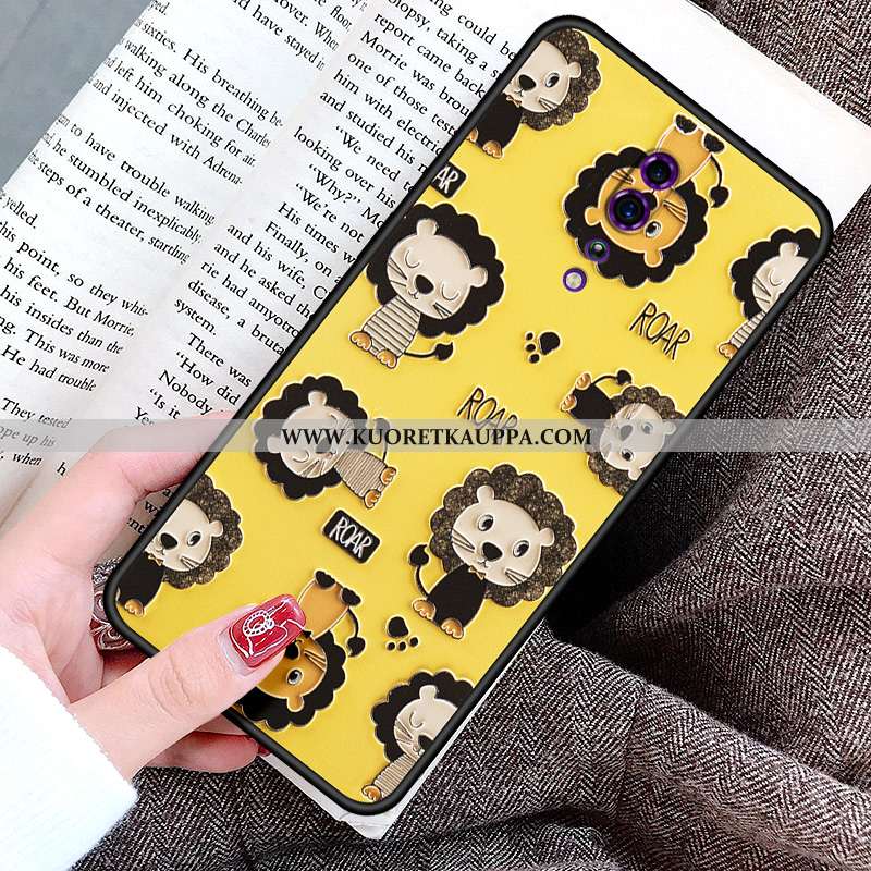 Kuori Oppo Reno Z, Kuoret Oppo Reno Z, Kotelo Oppo Reno Z Suojaus Kohokuviointi Keltainen All Inclus