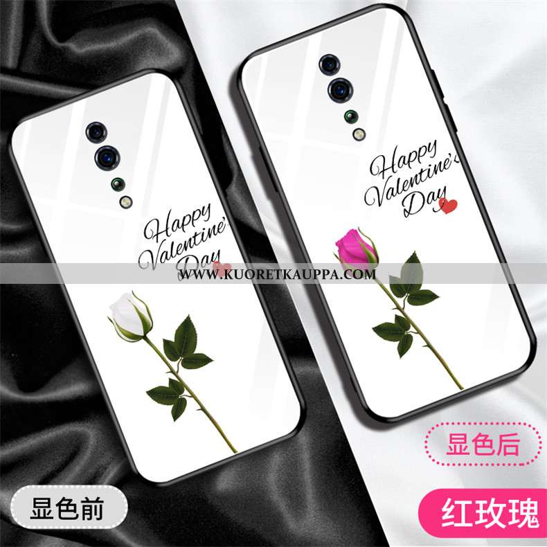 Kuori Oppo Reno Z, Kuoret Oppo Reno Z, Kotelo Oppo Reno Z Suojaus Lasi Suuntaus Valkoinen