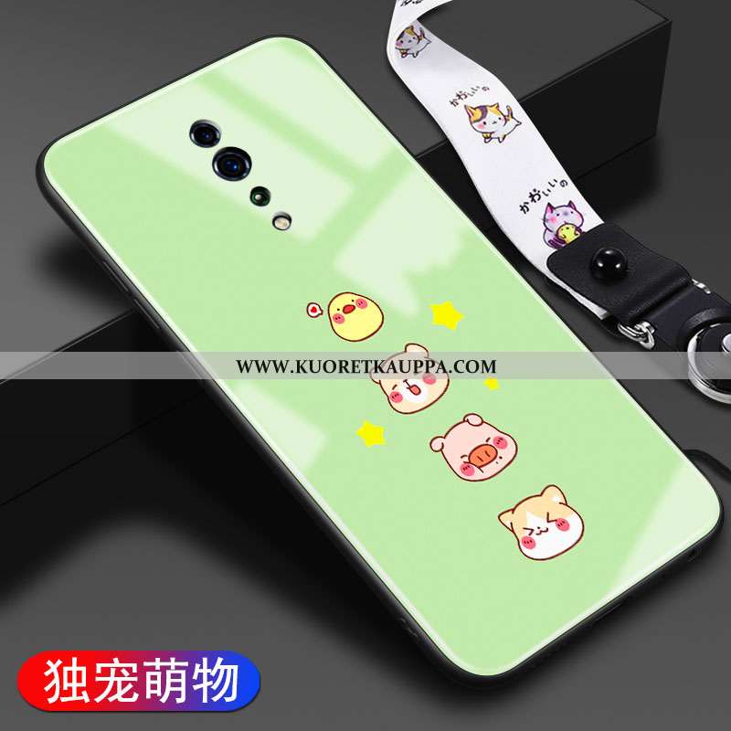 Kuori Oppo Reno Z, Kuoret Oppo Reno Z, Kotelo Oppo Reno Z Suuntaus Valo Puhelimen Net Red Vihreä