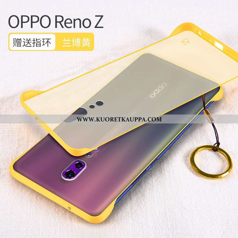 Kuori Oppo Reno Z, Kuoret Oppo Reno Z, Kotelo Oppo Reno Z Ultra Valo Puhelimen Kehys Keltaiset