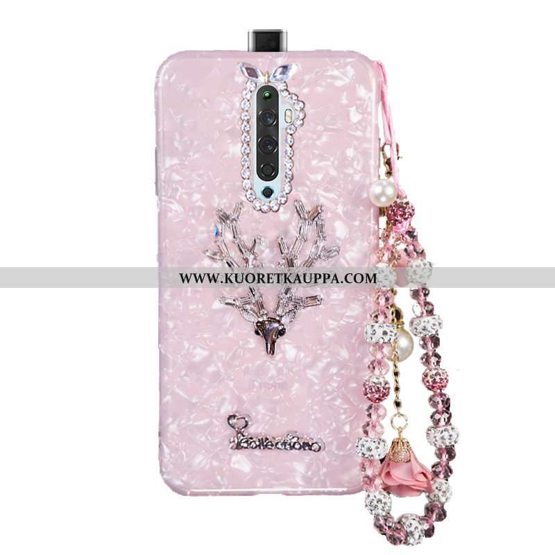 Kuori Oppo Reno2, Kuoret Oppo Reno2, Kotelo Oppo Reno2 Pehmeä Neste Suojaus Puhelimen Uusi Pinkki