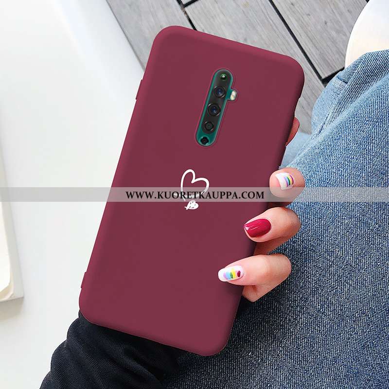 Kuori Oppo Reno2, Kuoret Oppo Reno2, Kotelo Oppo Reno2 Pehmeä Neste Valo All Inclusive Rakkaus Punai